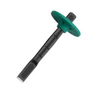Cincel de corte plano, cincel plano resistente, Herramienta de tallado Cincel de albañil plano, Cincel de madera profesional, cincel de piedra de mortero de hormigón con protector de mano