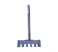 Cincel de embutir, broca de agujero cuadrado de 1 pieza para martillo eléctrico, herramienta de perforación de carpintería de acero al carbono para trabajos de mortaja de madera