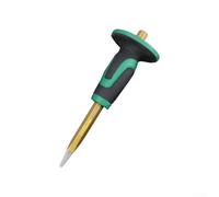 Cincel de mampostería de aleación de acero de 250 mm con protector de rotura para demolición tallado puntiagudo más cincel frío manual para cabeza de piedra de ladrillo de hormigón