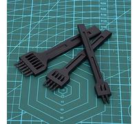 Cincel de Relevo de Acero Fuerza Sólida para Embarcaciones Cuero Costura Bricolaje, Excelente Resistencia Al Desgaste y Resistencia Al Impacto, 3 Piezas 2/4/6 Pollito Conector, para Herramientas