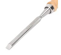 Cincel para madera de 8 mm, herramienta de carpintero de acero aleado de cromo vanadio con nitidez, mango de madera ergonómico fácil de cortar para una sujeción sin esfuerzo