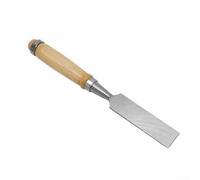 Cincel plano para carpintería, herramienta de tallado de acero al carbono, mango de madera, varios tamaños para bricolaje para escultura (24 mm)