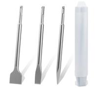 Cincel SDS Plus Juego de 6, Brocas SDS, Brocas Hormigon, 14x150mm&14*250mm Puntero, 20x150mm&20x250mm Cincel Plano, 40x250mm&100*280mm Cincels para Mampostería,Taladros Ligeros y Martillos de Impacto