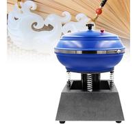 Cincel y pulidor de gemas, potente pulidor de piedras preciosas, vaso vibratorio, capacidad para joyas de metal, pulidor vibratorio, herramientas de molienda, molinillo, Ironbottombluebarrel-12
