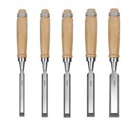 Cinceles for Carpintería, Herramienta De Cincel Madera, Escultura, Carpintero, Tallado Hoja Acero Al Carbono, Cuchillo Grabado En, 1/5 Uds(5pcs 6 10 12 18 24mm)