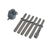 Cinceles neumáticos de alta resistencia para alisar los martillos neumáticos, herramienta de cinceles neumáticos con resorte para tareas de reparación de construcción