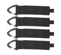 Cinch Straps With Carabiner - 4 Pack, Heavy Duty Triangle Buckle Storage Straps | Industrial Strength Loop Elastic For Home Workshop Maintenance Warehouse Utility Room