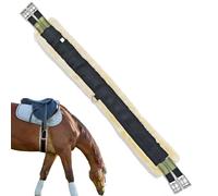 Cincha de forro polar para cincha inglesa de forro polar | cincha elástica de forro polar de acero inoxidable, cincha para caballo, transpirable y resistente para caballos