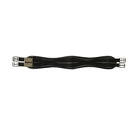 Cincha Suave PVC Elástica HKM - Negro / 120 cm