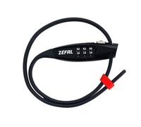 Cincha Zéfal K-TRAZ ZIP3 antirrobo con código ( Negro y rojo / 450 mm )