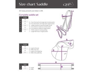 Cinchas Complete silla set QHP - Negro