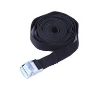 Cinchas de Amarre 2 Correas de Carga con Hebilla 2M for Bolsa Equipaje Coche(Black)