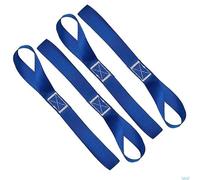 Cinchas de Amarre,Cinghie A Cricchetto 4 Correas de Amarre Suaves for asegurar vehículos Todoterreno, Motocicletas y Scooters. Cinturón Resistente Multiusos for Equipaje(Blue)