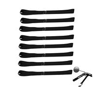 Cinchas de Amarre Pequeñas,8 Piezas Correas de Amarre Suaves Correa de Trinquete de Motocicleta Correas con 2 Gazas Soft Loops para Portabicicletas,Remolque,Quad,ATV