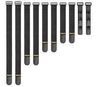 Cinchas Elásticas Trilancer con Tiras Antideslizantes,Conjunto de 5 Tamaños(61/46/36/30/23cm),Correas Multiusos Autoadherentes para Alargadore,Cable,Manguera,Bicicleta,RV y Organización de Garaje