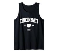 Cincinnati Home La Ciudad Natal de Cincy City of Ohio Ohio Camiseta sin Mangas