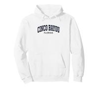 Cinco Bayou Florida Vintage Sudadera con Capucha