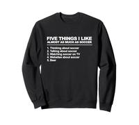 Cinco cosas de fútbol Sudadera
