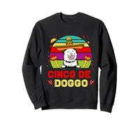 Cinco de Doggo Finnish Lapphund Dog Cinco de Mayo Sombrero Sudadera