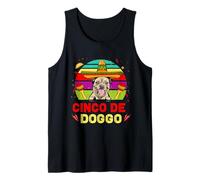Cinco de Doggo Hilarious Border Terrier Dog Cinco de Mayo Camiseta sin Mangas