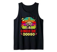 Cinco de Doggo Hilarious Boxer Dog for Cinco de Mayo Camiseta sin Mangas