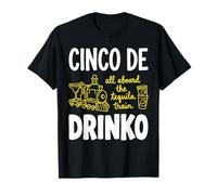 Cinco De Drinko Todos A Bordo del Tren del Tequila Camiseta