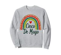 Cinco de Mayo 2025 Mes del Maestro del Leopardo Arco Iris Mexicano Sudadera