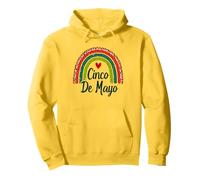 Cinco de Mayo 2025 Mes del Maestro del Leopardo Arco Iris Mexicano Sudadera con Capucha