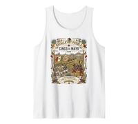 Cinco de Mayo Batalla de Puebla 1862 México Camiseta sin Mangas