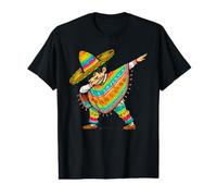 Cinco De Mayo, Chico Mexicano Dabbing con Poncho Y Sombrero Camiseta gráfica económica