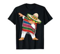 Cinco de Mayo Dabbing Sombrero Mexicano Fiesta México Niños Camiseta