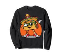 Cinco de Mayo Dabbing Taco Lover Funny Fiesta Mexican Party Sudadera