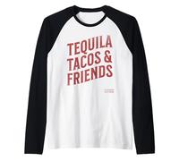 Cinco De Mayo, Funny Tequila Tacos & Friends Mexican Fiesta Camiseta Manga Raglan