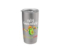 Cinco de Mayo - Holy Guacamole Its Mexican Fiesta Time Vaso térmico de acero inoxidable de doble pared