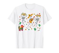 Cinco de Mayo - Mariachi Esqueleto Mexicano Fiesta de México Camiseta