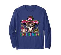 Cinco de Mayo Mexican Latin Proud Fiesta Party Sombrero Manga Larga