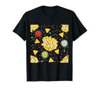 Cinco de Mayo Mexico Nachos Guacamole Chips Salsa Aguacate Camiseta