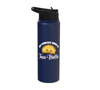 Cinco De Mayo - My Princess Name Is Taco Belle Funny Pun Stainless Steel Insulated Water Bottle