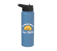 Cinco De Mayo - My Princess Name Is Taco Belle Funny Pun Stainless Steel Insulated Water Bottle