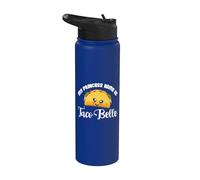 Cinco De Mayo - My Princess Name Is Taco Belle Funny Pun Stainless Steel Insulated Water Bottle