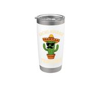 Cinco De Mayo Teacher Fiesta Maestro Apreciación Divertido Vaso térmico de acero inoxidable de doble pared