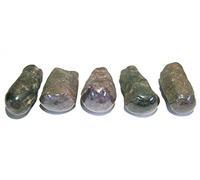 Cinco piedras preciosas de rubí, racimo de rocas, cristal, curación positiva, energía Reiki, regalo de Feng Shui, meditación, adivinación, bienestar espiritual