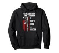 Cinco Razones por Las Que Tengo un Arma de Fuego - USA AR15 Pro Gun Rights Sudadera con Capucha