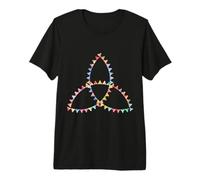 Cinco Solas Trinidad Cristiana Triquetra Camiseta Premium