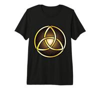 Cinco Solas Trinidad Cristiana Triquetra Camiseta Premium