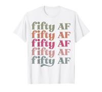 Cincuenta AF Hombres Mujeres Adjetivos Favoritos Divertidas Palabras atrevidas Camiseta