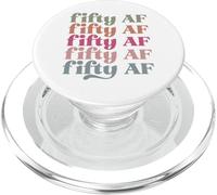 Cincuenta AF Hombres Mujeres Adjetivos Favoritos Divertidas Palabras atrevidas PopSockets PopGrip para MagSafe