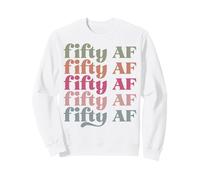 Cincuenta AF Hombres Mujeres Adjetivos Favoritos Divertidas Palabras atrevidas Sudadera