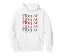 Cincuenta AF Hombres Mujeres Adjetivos Favoritos Divertidas Palabras atrevidas Sudadera con Capucha