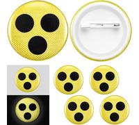 Cindeer 4 Piezas Reflectivas Discapacidad Visual Insignia para Ciegos Letreros de Ciegos Cotidianas para Personas con Discapacidad Visual Regalos de Ayuda para Personas